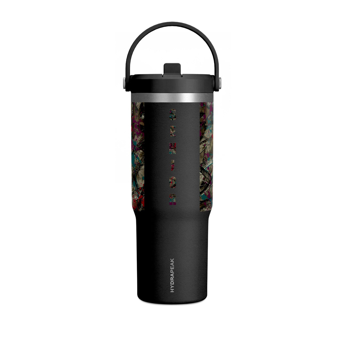 Camouflage Paint Splatter Tumbler 32oz | Grad Collection