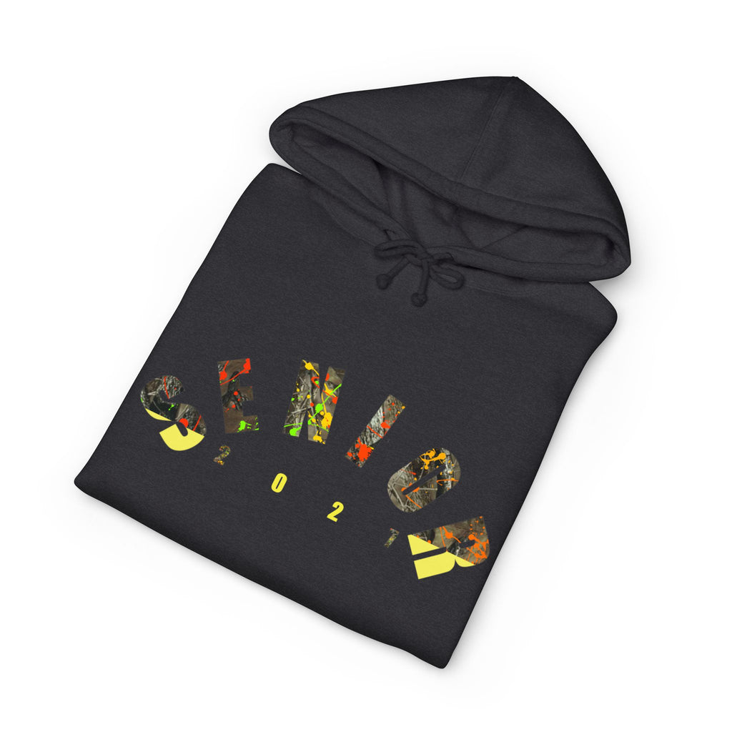 Senior Camo Lettering 2027 Hoodie — Grad Collection
