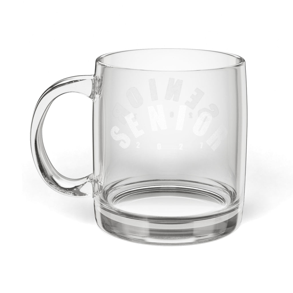 Engraved Glass Coffee Mug — Grad Collection