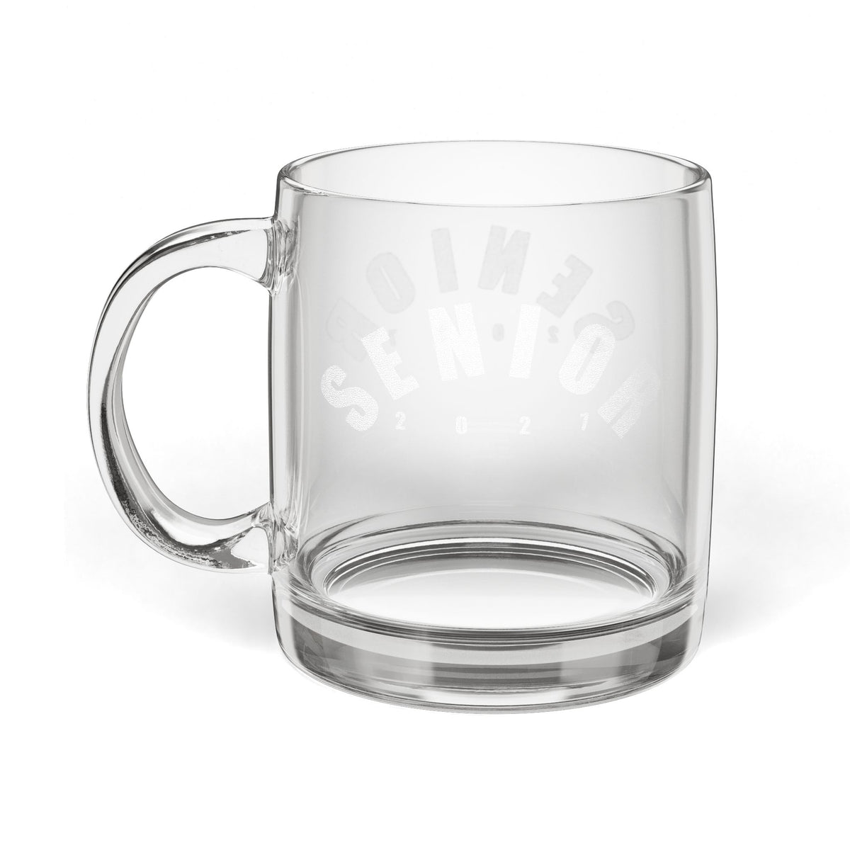 Engraved Glass Coffee Mug — Grad Collection