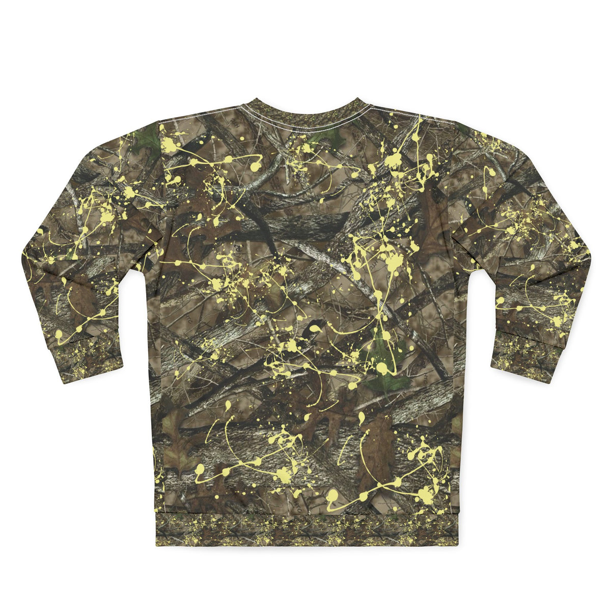 Camo/Yellow Splatter Camo Sweatshirt
