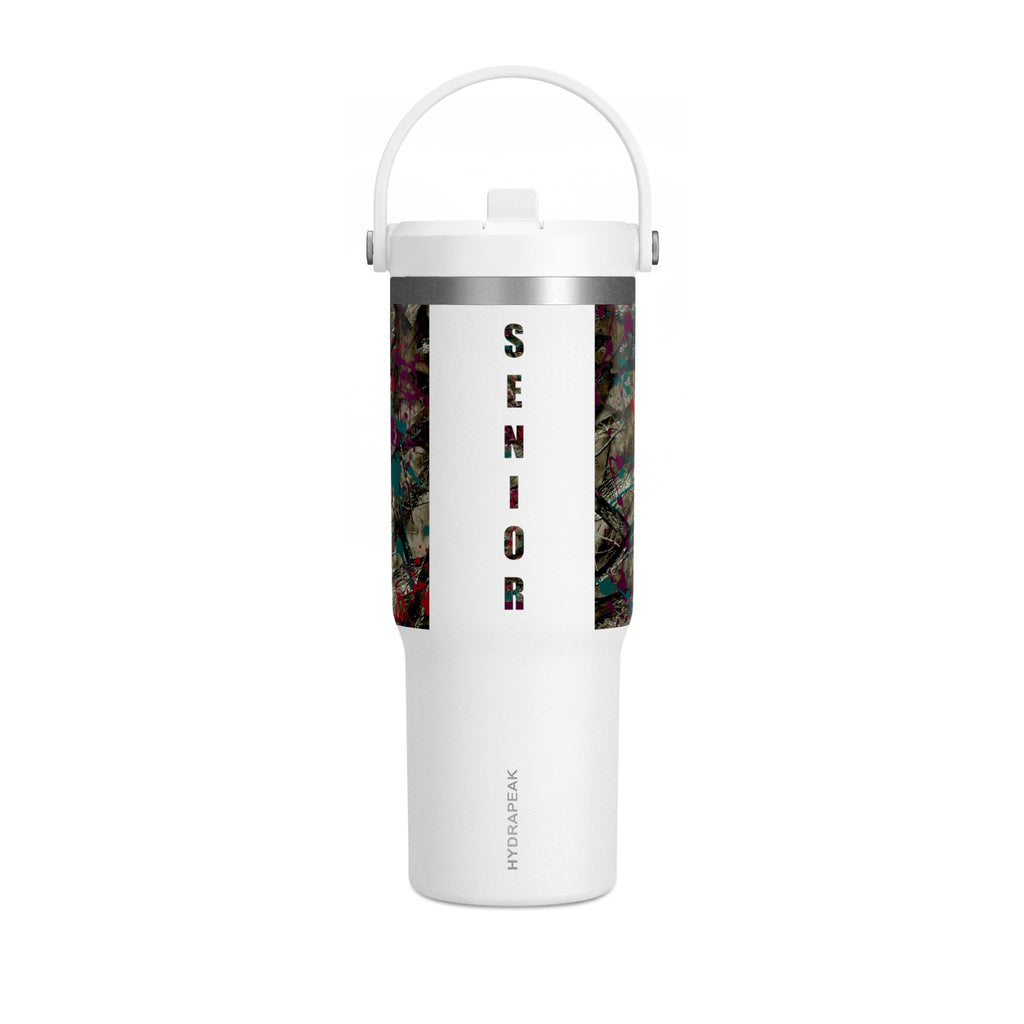 Camouflage Paint Splatter Tumbler 32oz | Grad Collection
