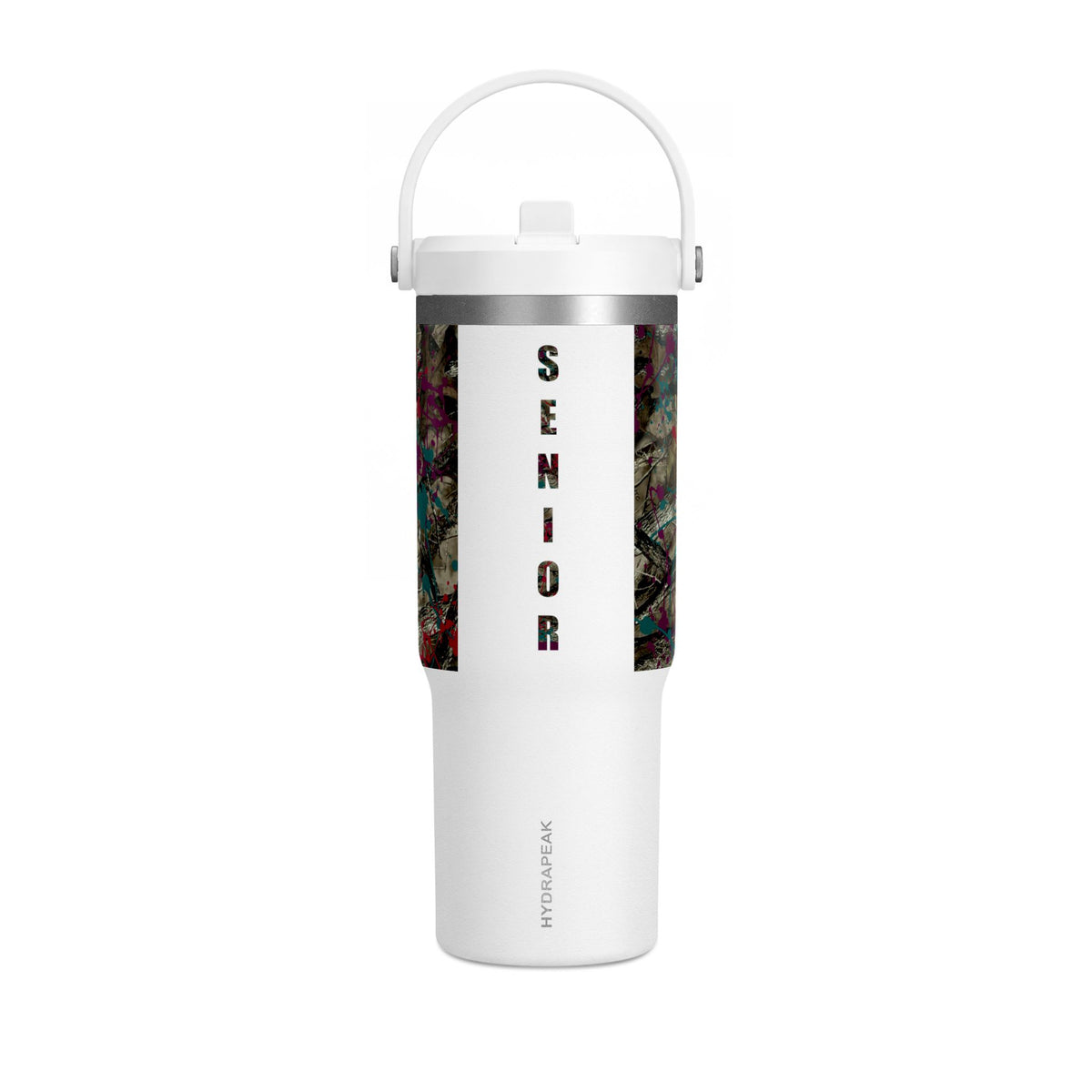 Camouflage Paint Splatter Tumbler 32oz | Grad Collection