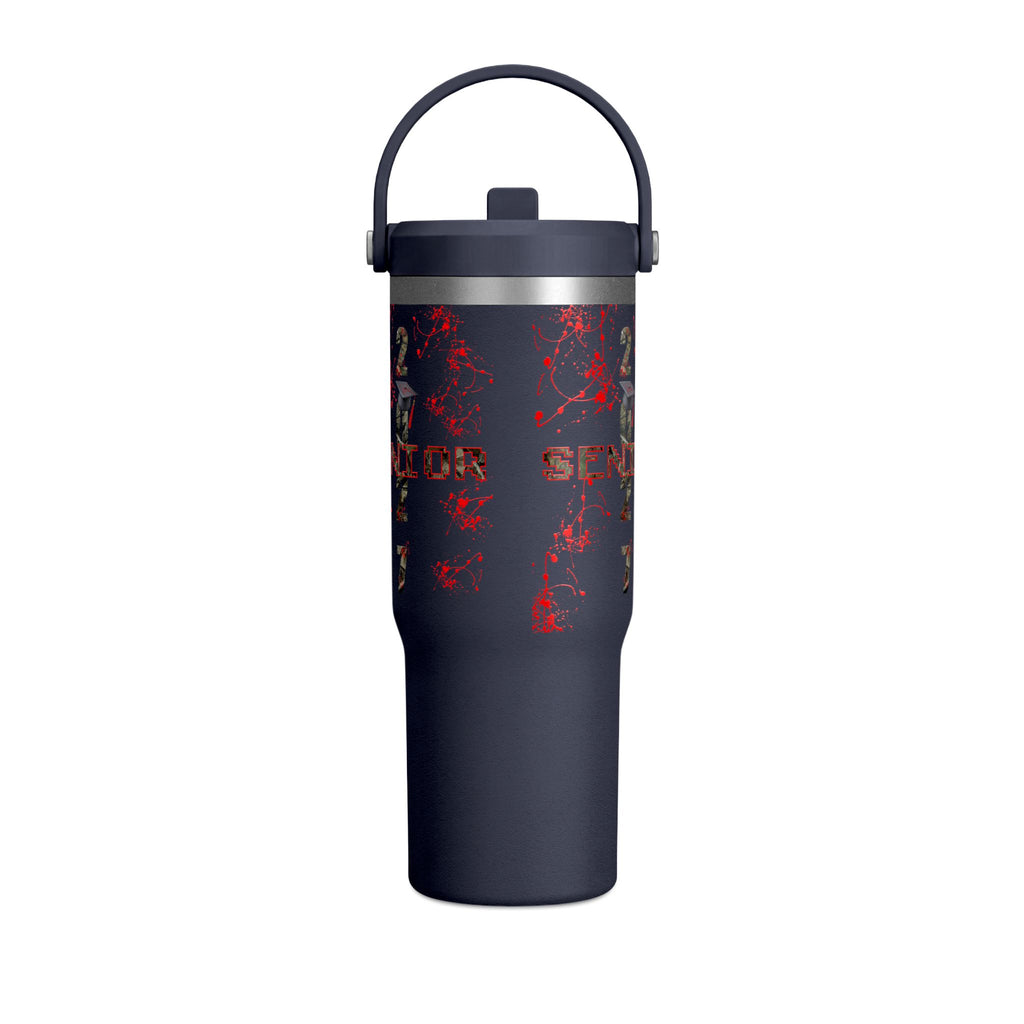 Camo/Red Splatter Camo Nomad Tumbler 32oz | Grad Collection