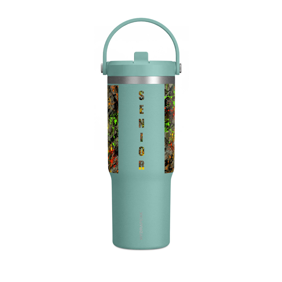 Camouflage Paint Splatter Nomad Tumbler 32oz | Grad Collection