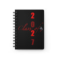 Black/Red Leopard print Spiral Bound Journal | Grad Collection