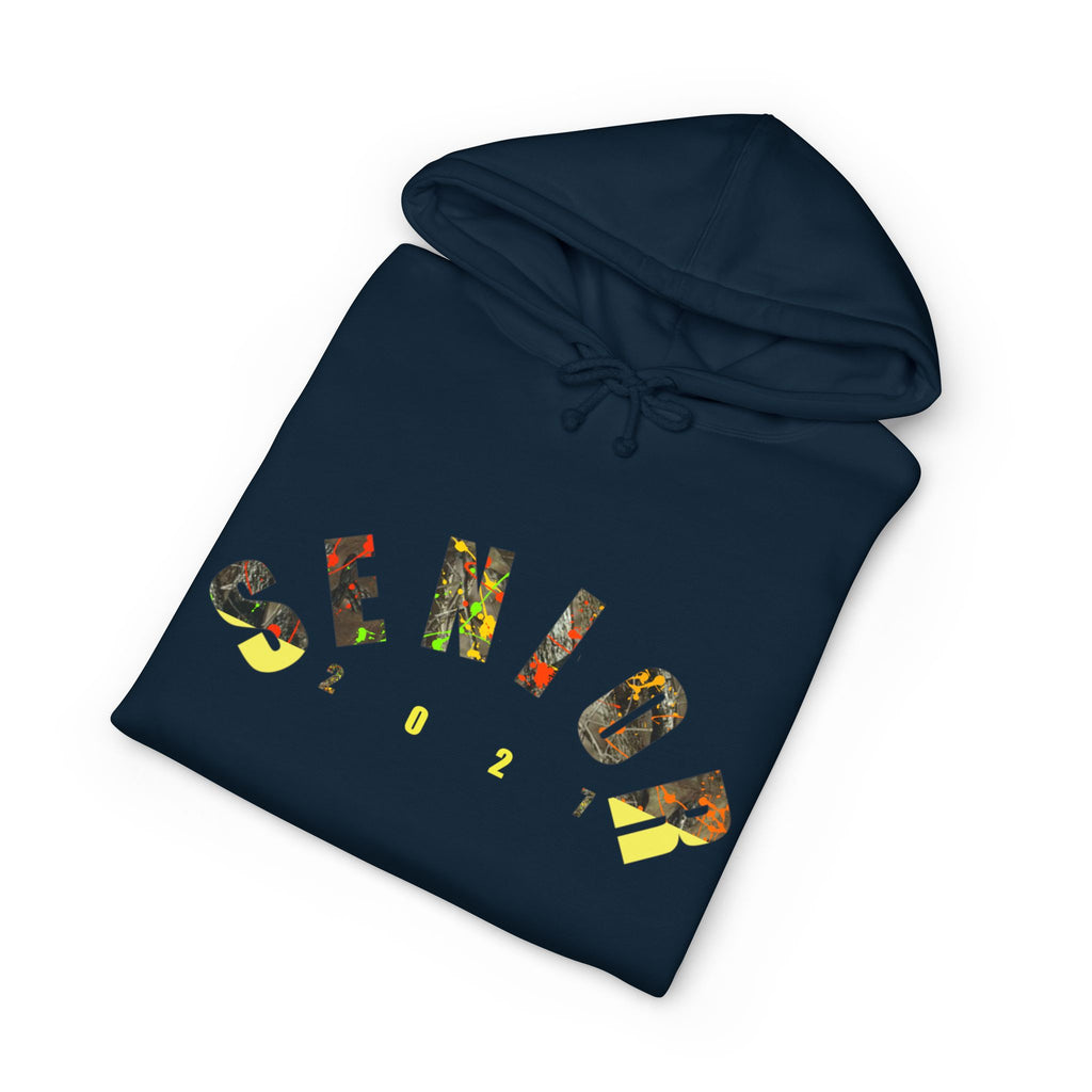 Senior Camo Lettering 2027 Hoodie — Grad Collection