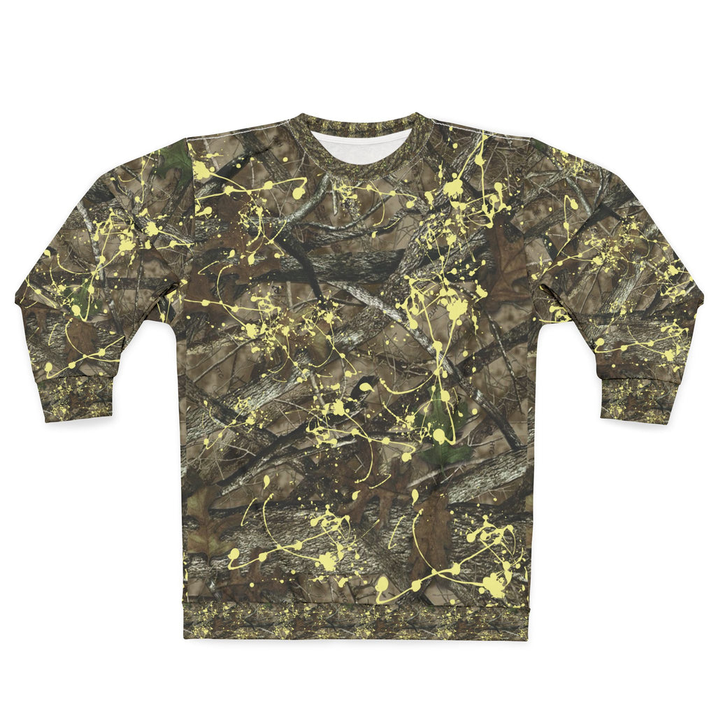 Camo/Yellow Splatter Camo Sweatshirt