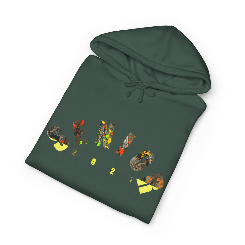 Senior Camo Lettering 2027 Hoodie — Grad Collection