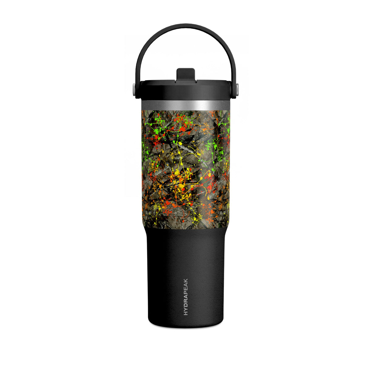 Camouflage Paint Splatter Nomad Tumbler 32oz