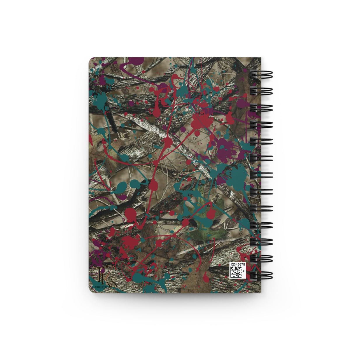 Camo/Multi-color Splatter Spiral Bound Journal | Grad Collection