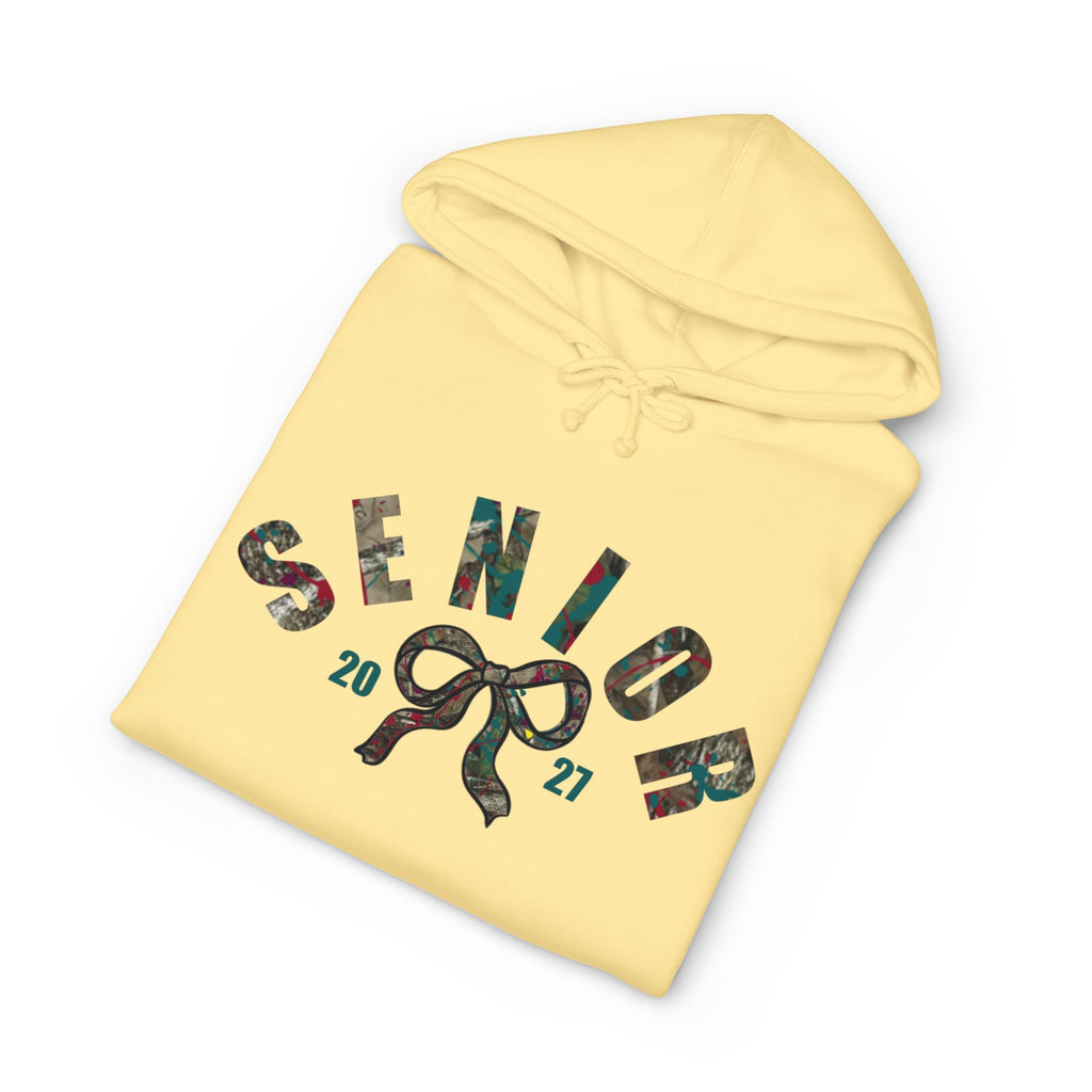 Senior 2027 Camo Bow Hoodie — Grad Collection