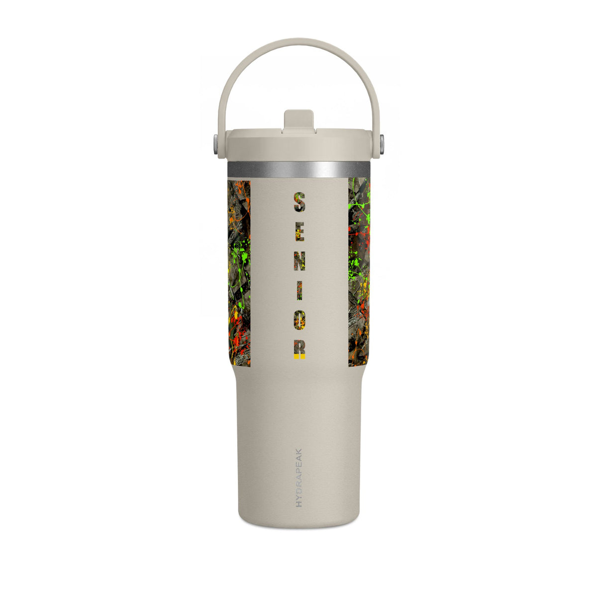 Camouflage Paint Splatter Nomad Tumbler 32oz | Grad Collection