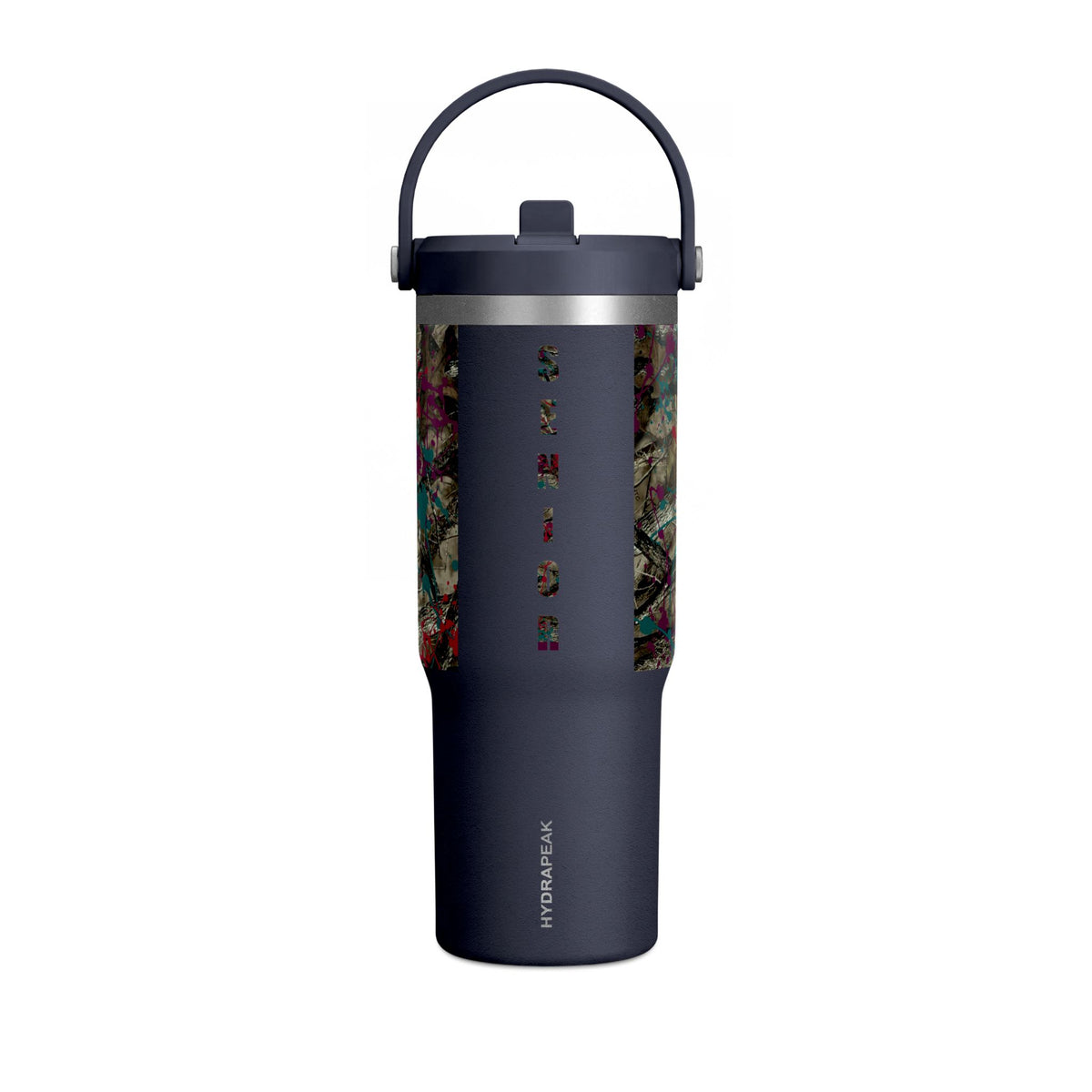 Camouflage Paint Splatter Tumbler 32oz | Grad Collection