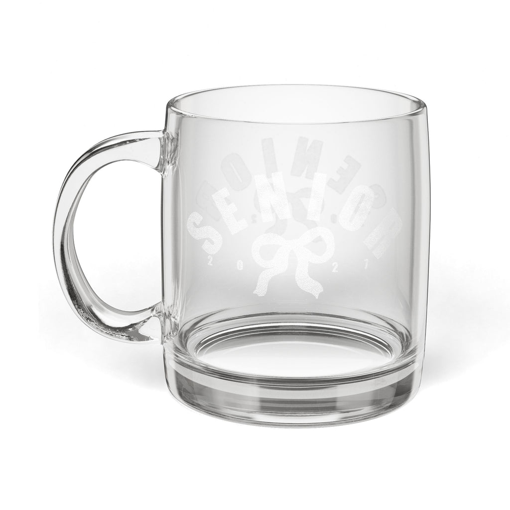 Engraved Glass Coffee Mug — Grad Collection