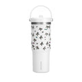 Polka Dot Bow Nomad Tumbler — Grad Collection