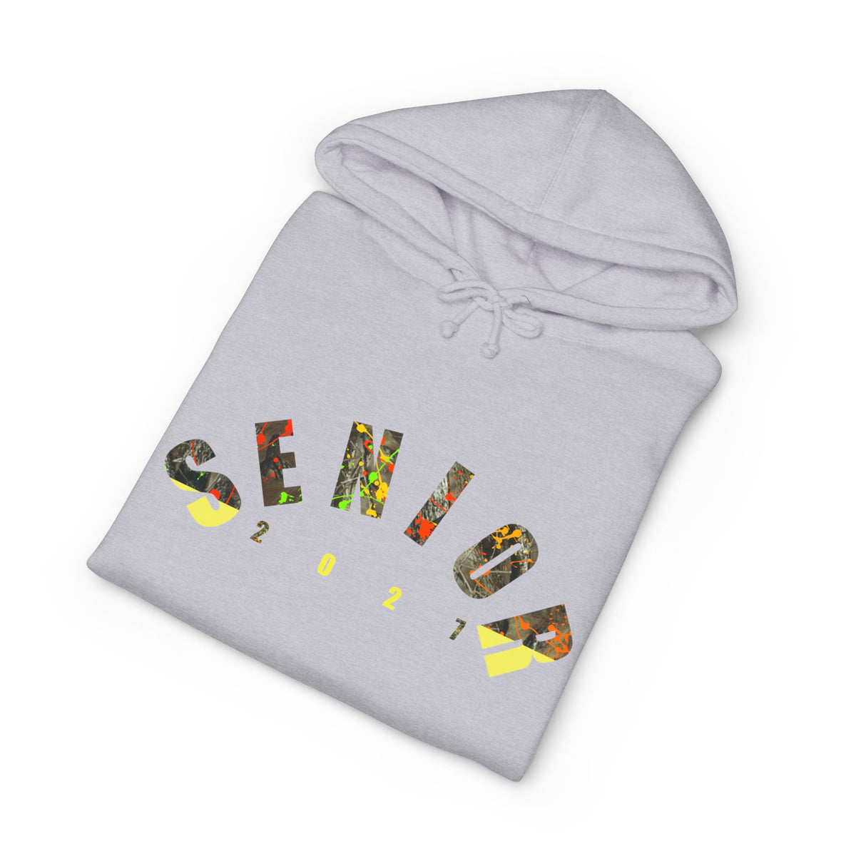 Senior Camo Lettering 2027 Hoodie — Grad Collection