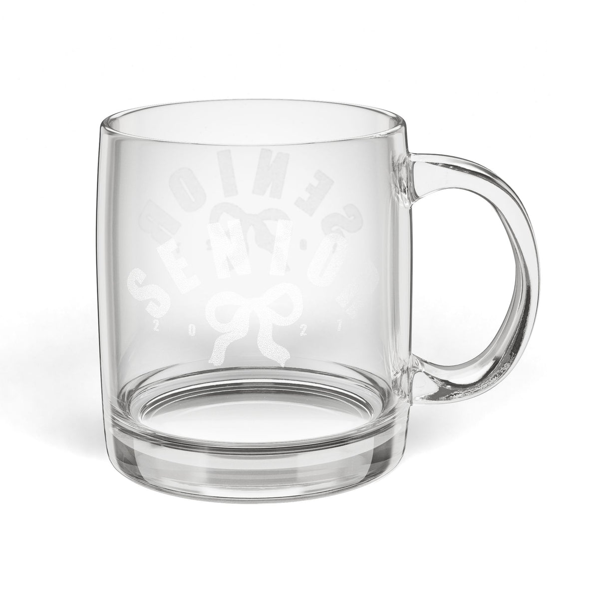 Engraved Glass Coffee Mug — Grad Collection