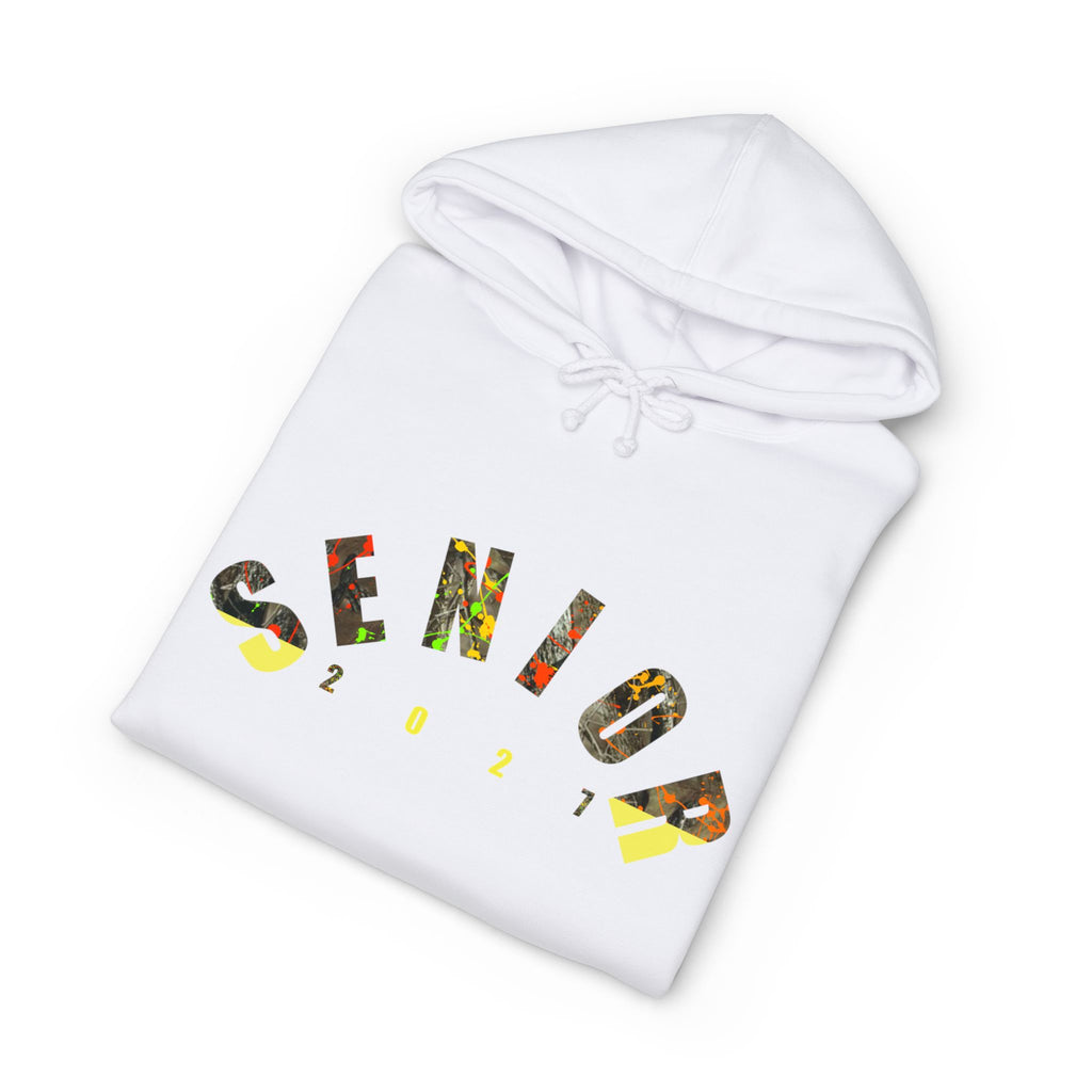 Senior Camo Lettering 2027 Hoodie — Grad Collection