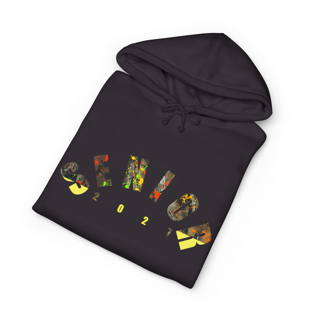 Senior Camo Lettering 2027 Hoodie — Grad Collection