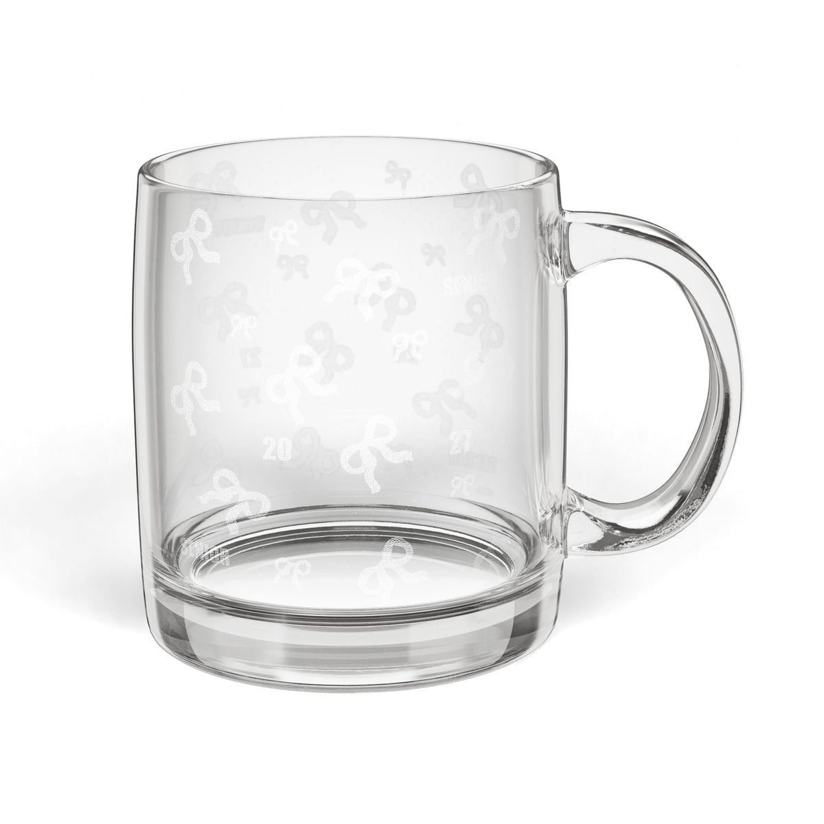 Engraved Glass Coffee Mug — Grad Collection
