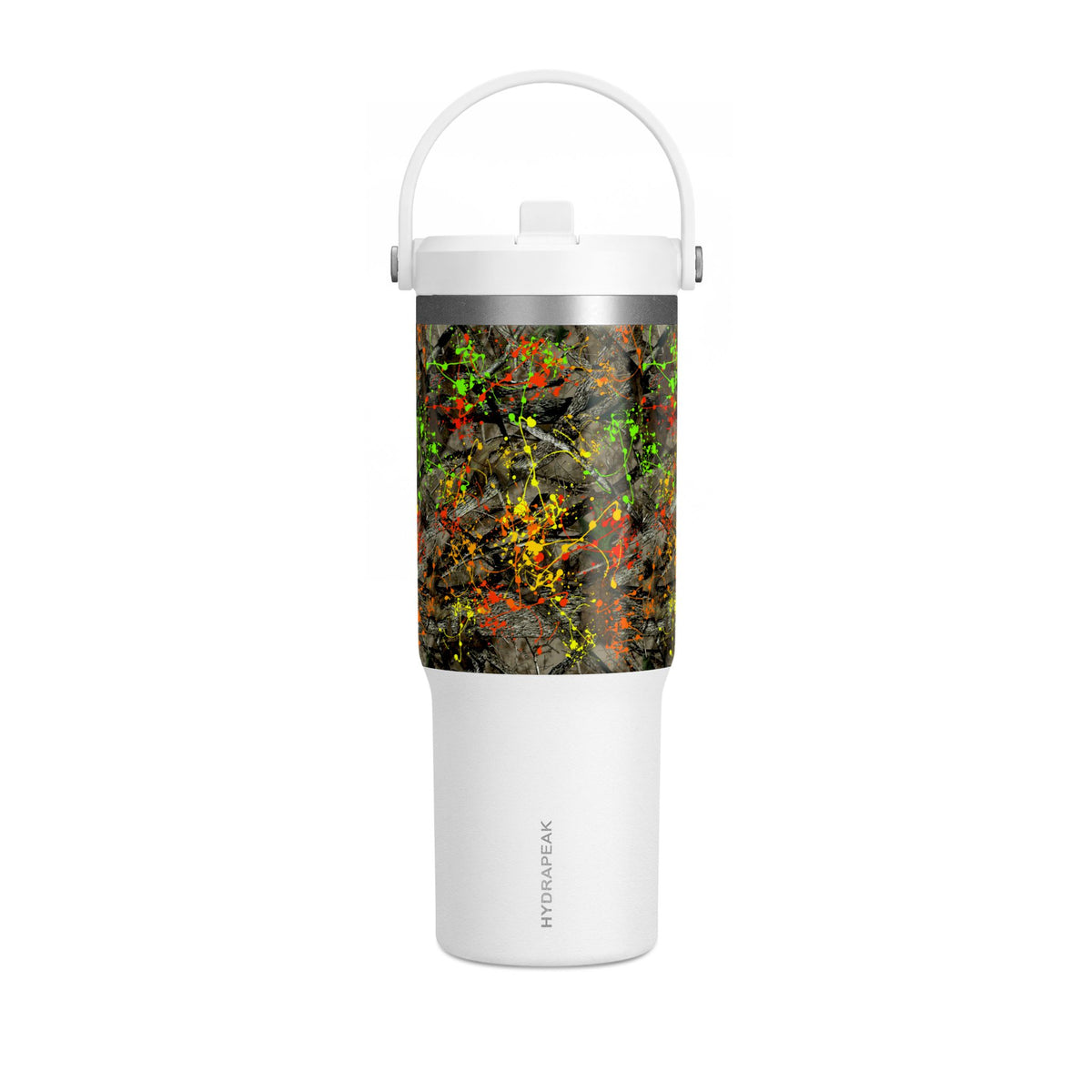 Camouflage Paint Splatter Nomad Tumbler 32oz