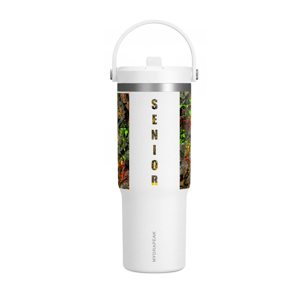 Camouflage Paint Splatter Nomad Tumbler 32oz | Grad Collection