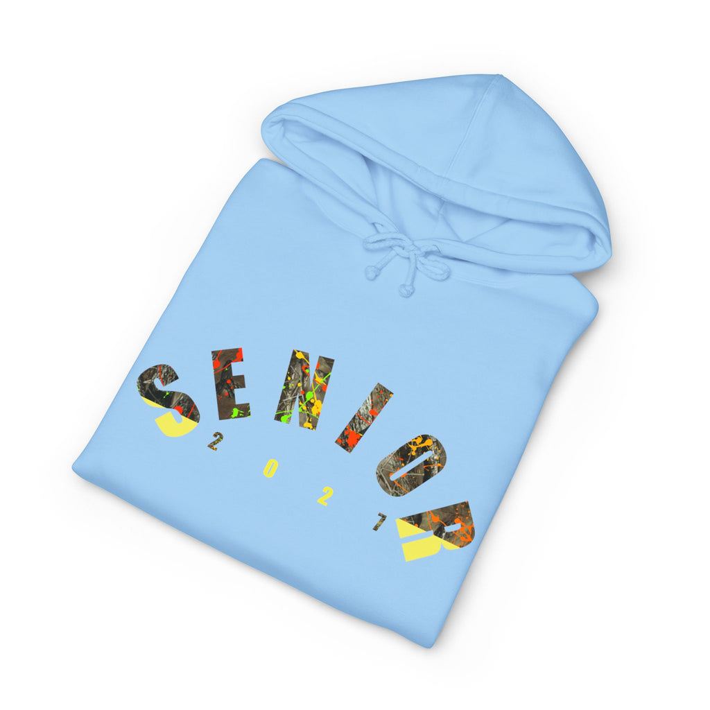 Senior Camo Lettering 2027 Hoodie — Grad Collection