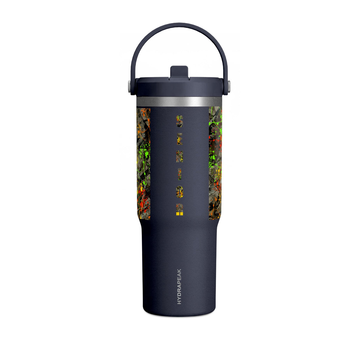 Camouflage Paint Splatter Nomad Tumbler 32oz | Grad Collection